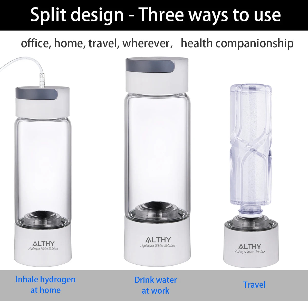 Molecular Hydrogen Rich Water Generator Bottle