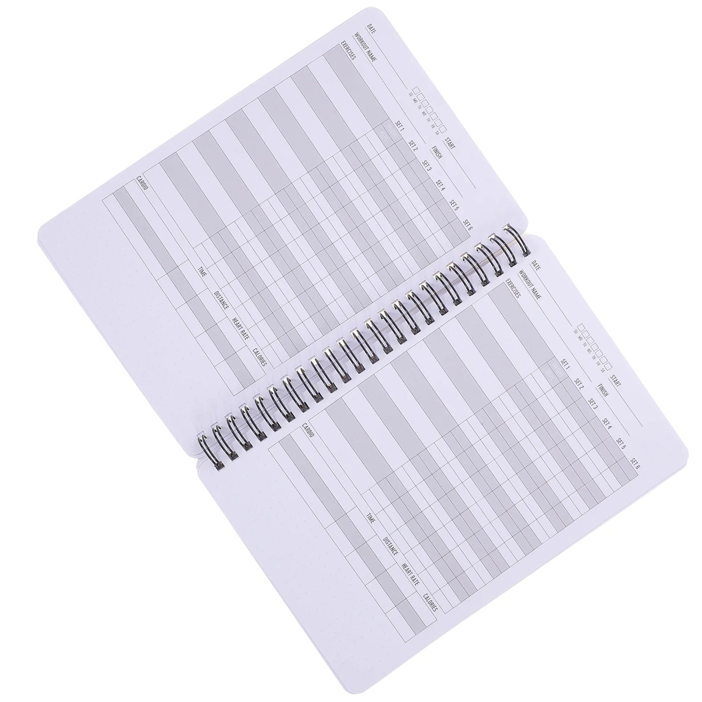 Fitness Planning Notebook - Daily Training Schedule