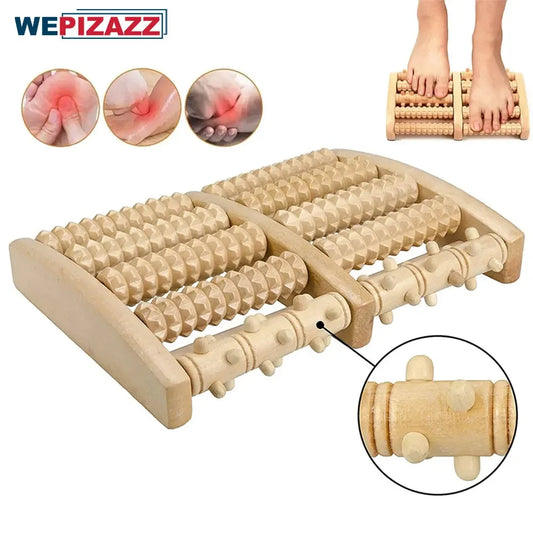 Wooden Foot Massage Roller