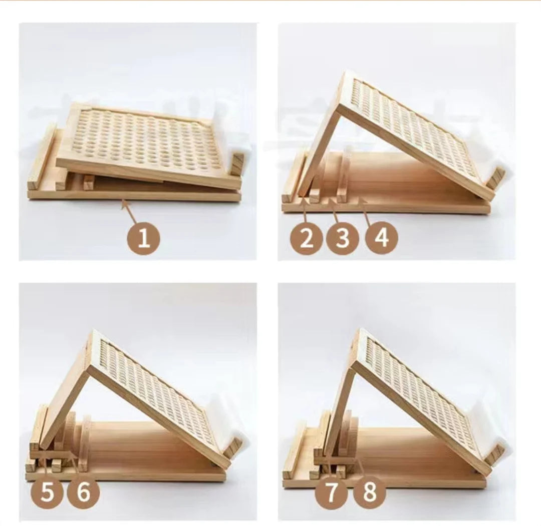 Adjustable Wooden Slant Board - Calves Muscle Exerciser