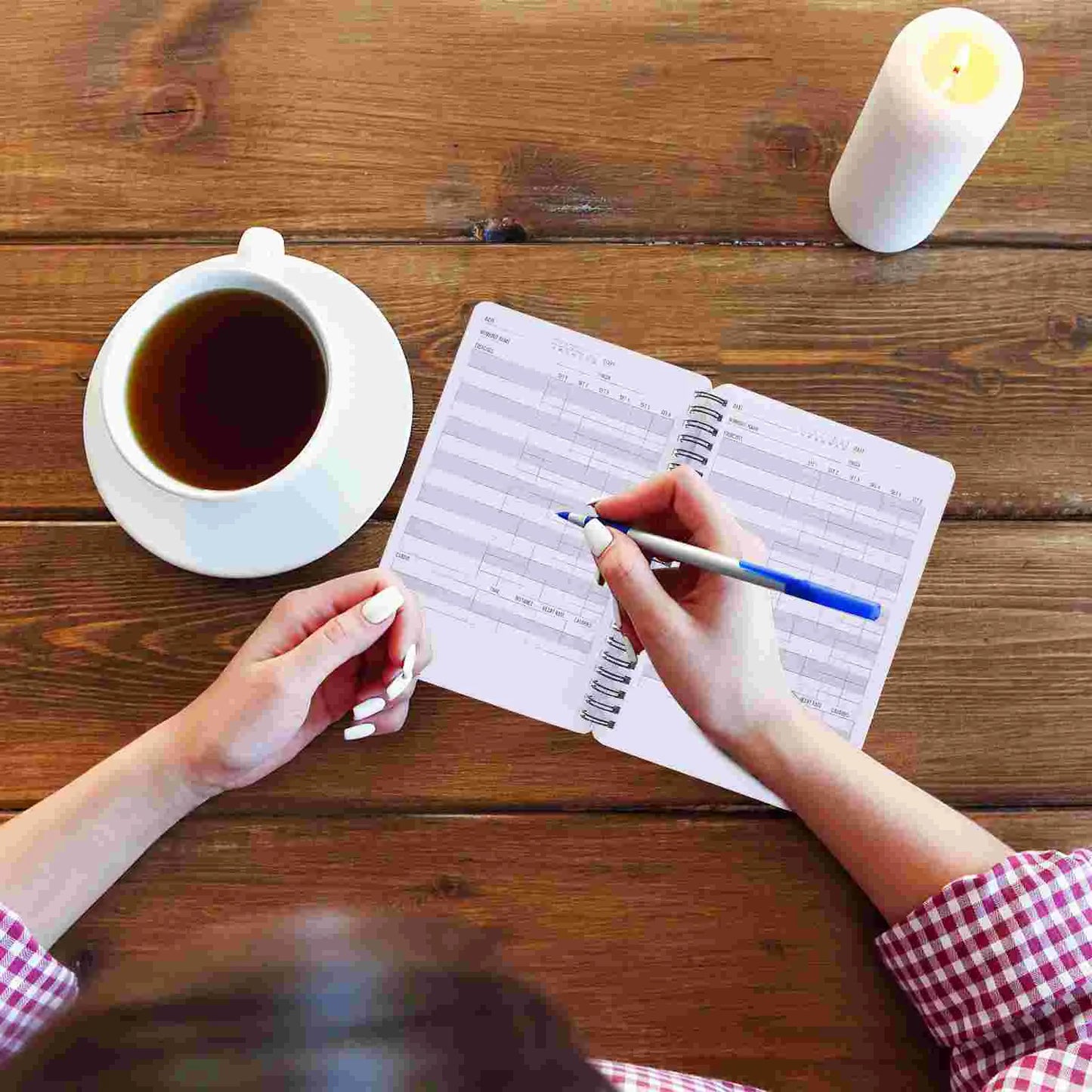 Fitness Planning Notebook - Daily Training Schedule