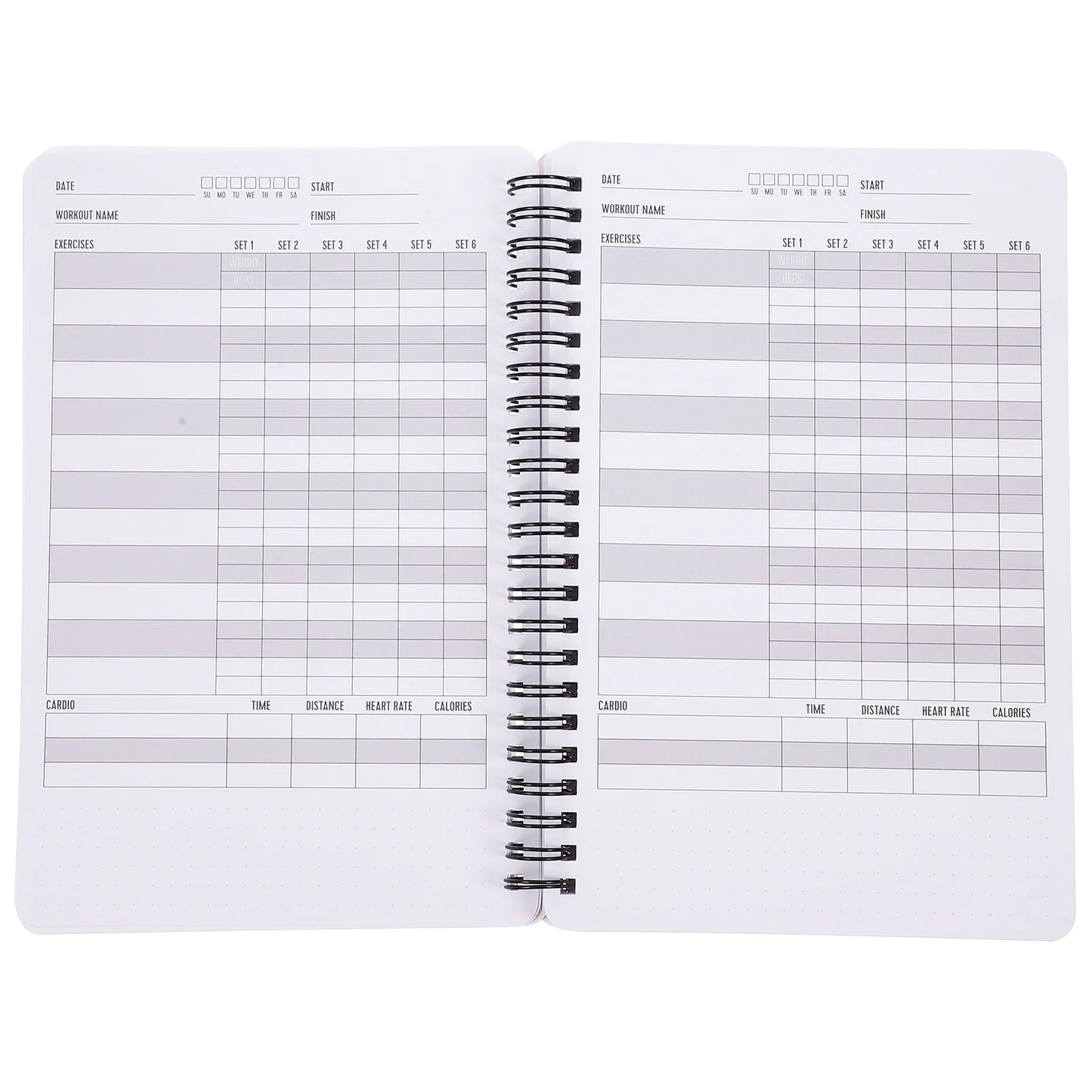 Fitness Planning Notebook - Daily Training Schedule