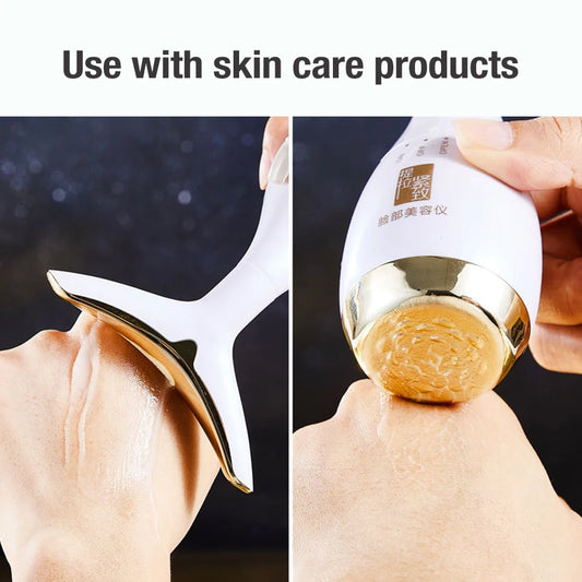Vibration Neck Beauty Device - Facial Massager