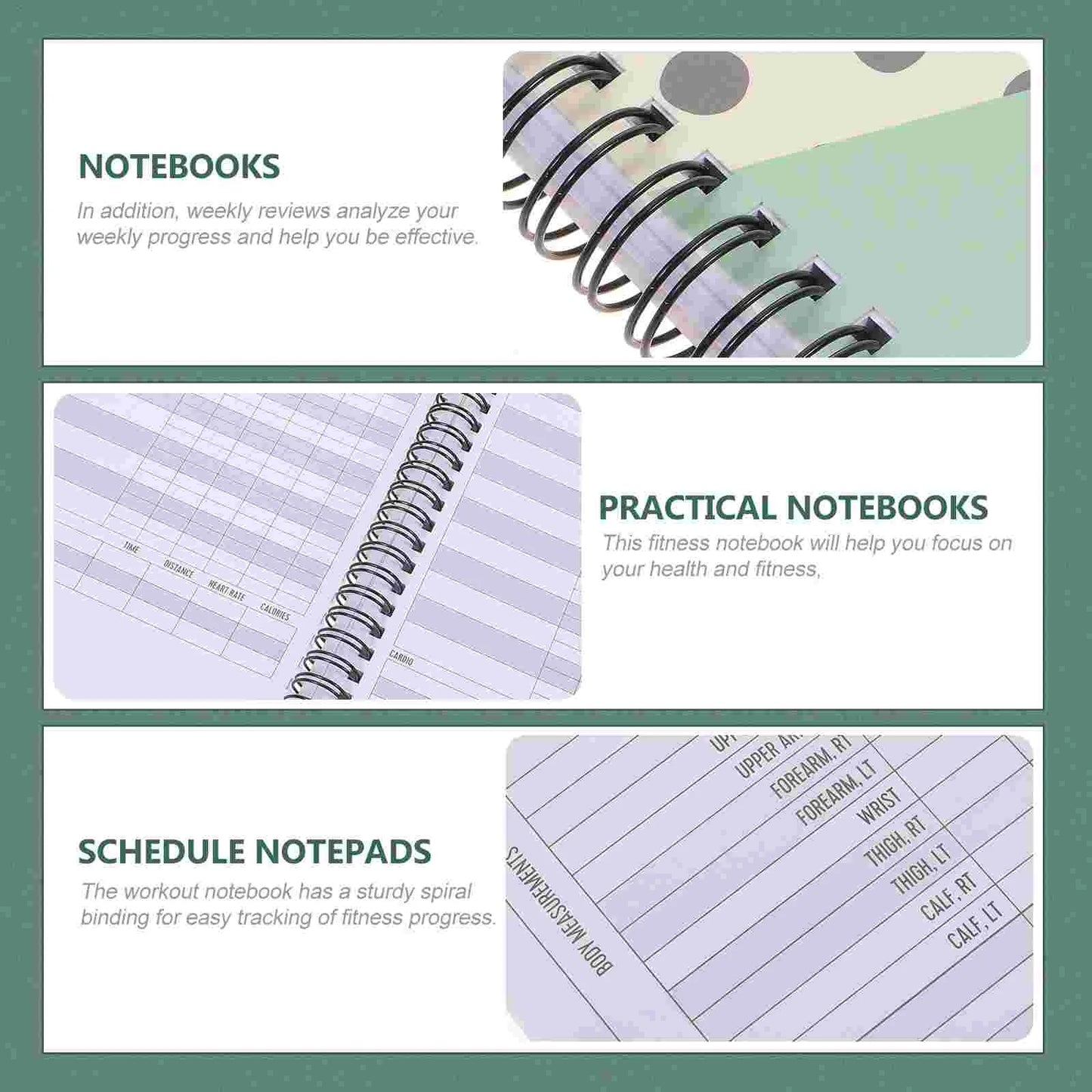 Fitness Planning Notebook - Daily Training Schedule
