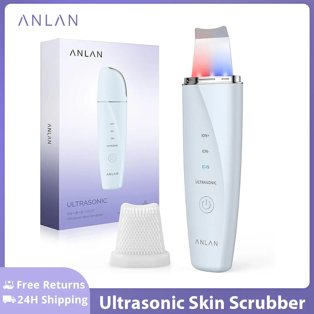 Ultrasonic Skin Scrubber - Face Cleaner Peeling Machine
